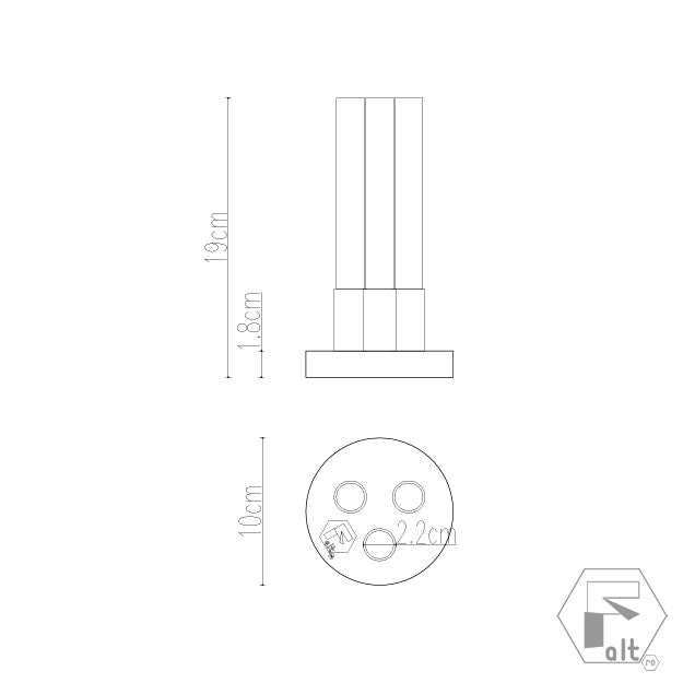 Structura flori geometrica lemn CERC | E3C1