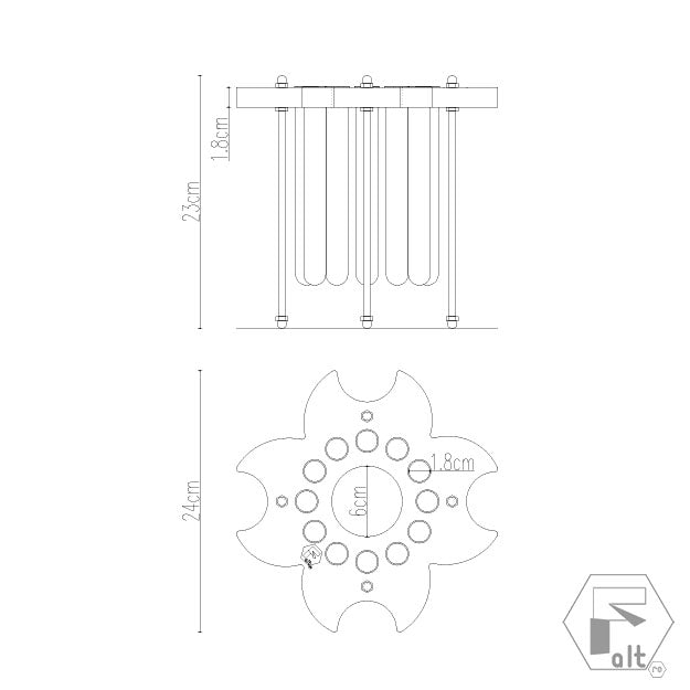 Structura flori lemn FLORI PICIOARE | G8A1