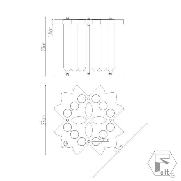 Structura flori lemn FLORI PICIOARE | G12D2