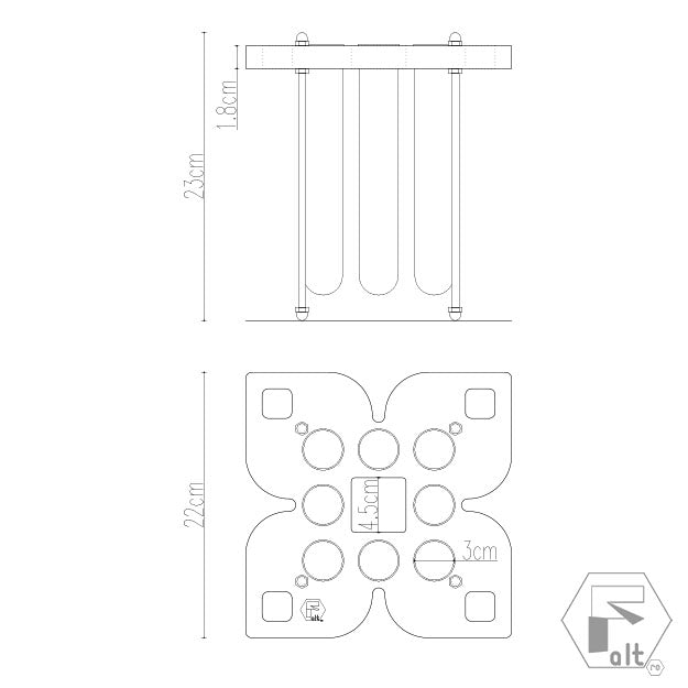 Structura flori lemn FLORI PICIOARE | G8B2