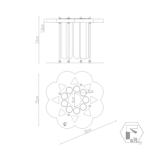 Structura flori lemn FLORI PICIOARE | G9E2