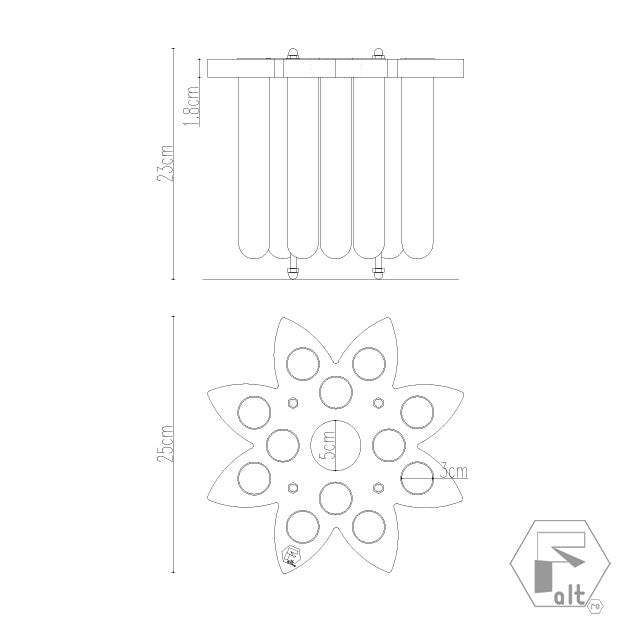 Structura flori lemn FLORI PICIOARE | G16C2