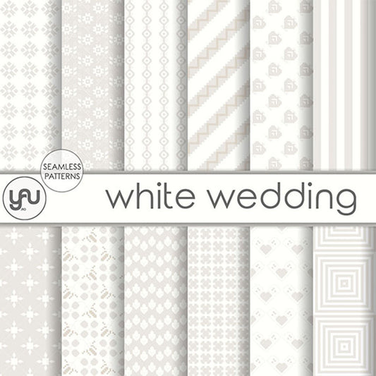 Digital paper | Imagini digitale - WHITE WEDDING - DP32